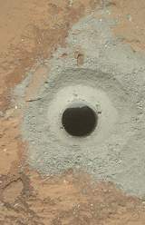 NASA Curiosity Rover Drills into Martian Rock