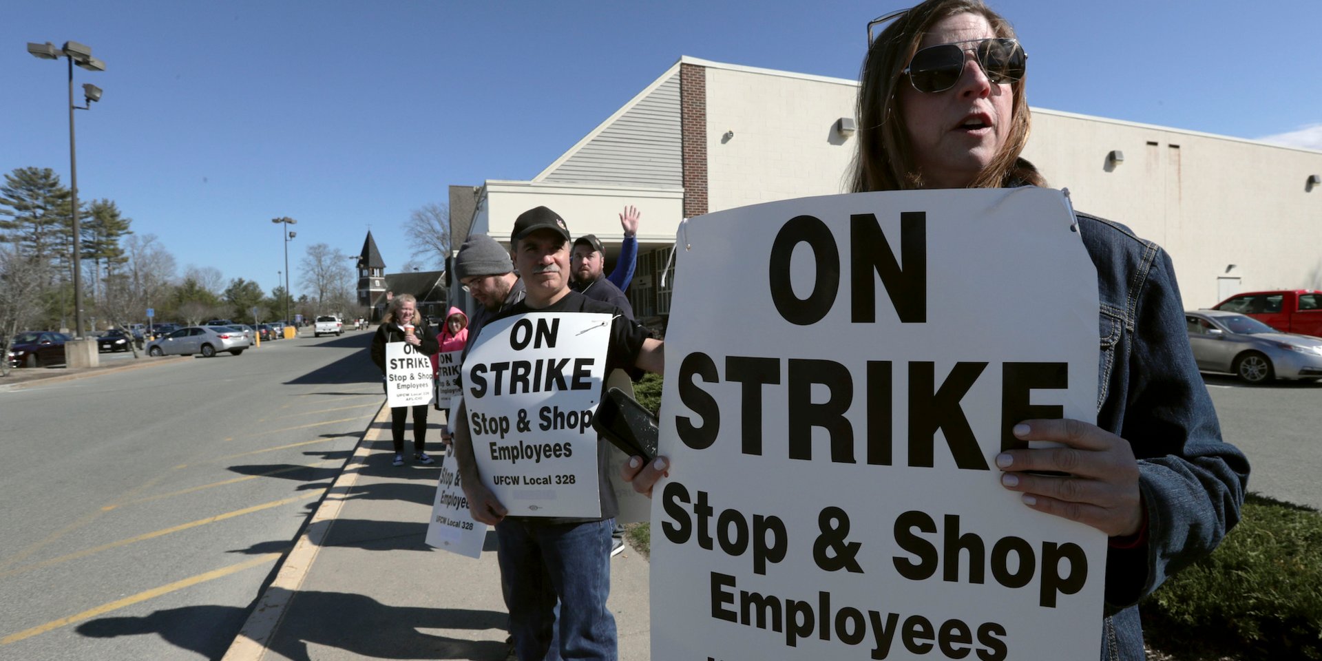 Thousands Of Stop & Shop Workers Go On Strike Across New England